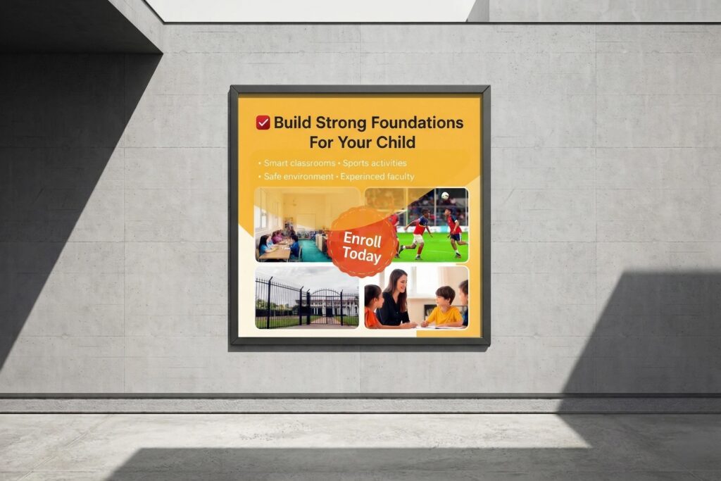 school billboard
